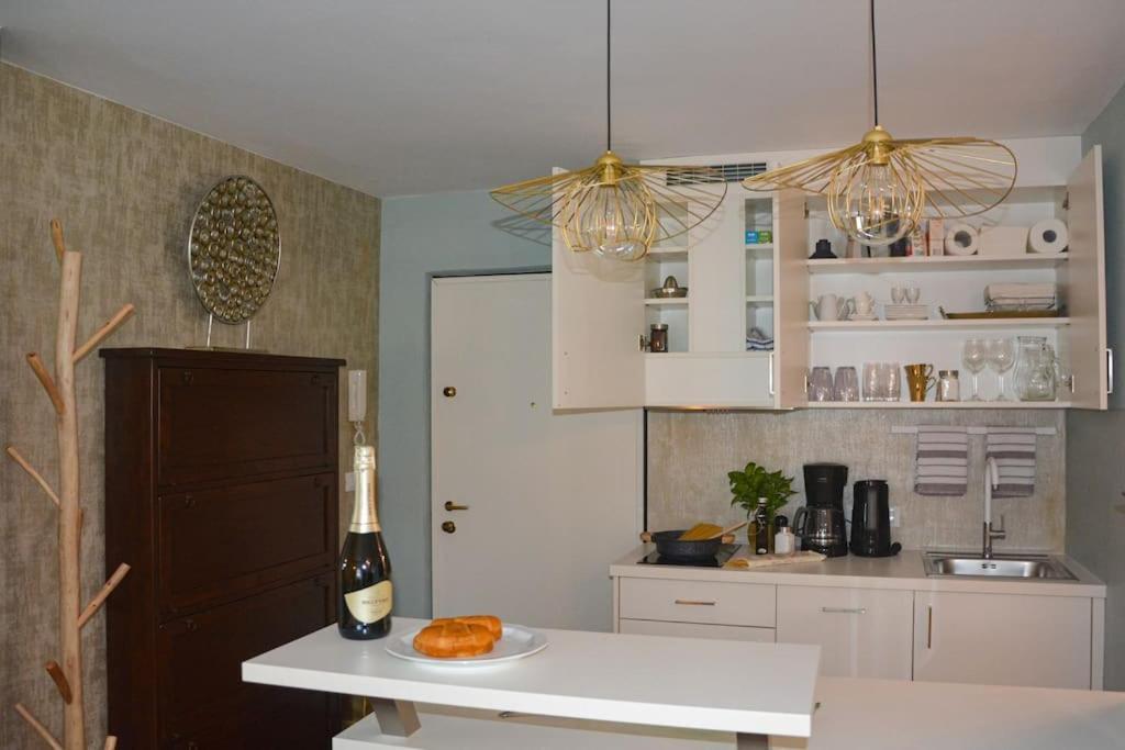 Moderne Ferienwohnung Meran Buitenkant foto
